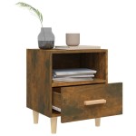 vidaXL Noptiere, 2 buc., stejar fumuriu, 40x35x47 cm vidaXL Noptiere, 2 buc., stejar fumuriu, 40x35x47 cm