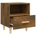 vidaXL Noptiere, 2 buc., stejar fumuriu, 40x35x47 cm vidaXL Noptiere, 2 buc., stejar fumuriu, 40x35x47 cm