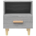 vidaXL Noptiere, 2 buc., gri sonoma, 40x35x47 cm vidaXL Noptiere, 2 buc., gri sonoma, 40x35x47 cm