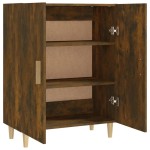 vidaXL Servantă, stejar fumuriu, 70x34x90 cm, lemn prelucrat