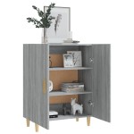 vidaXL Servantă, gri sonoma, 70x34x90 cm, lemn prelucrat