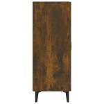 vidaXL Servantă, stejar fumuriu, 70x34x90 cm, lemn prelucrat