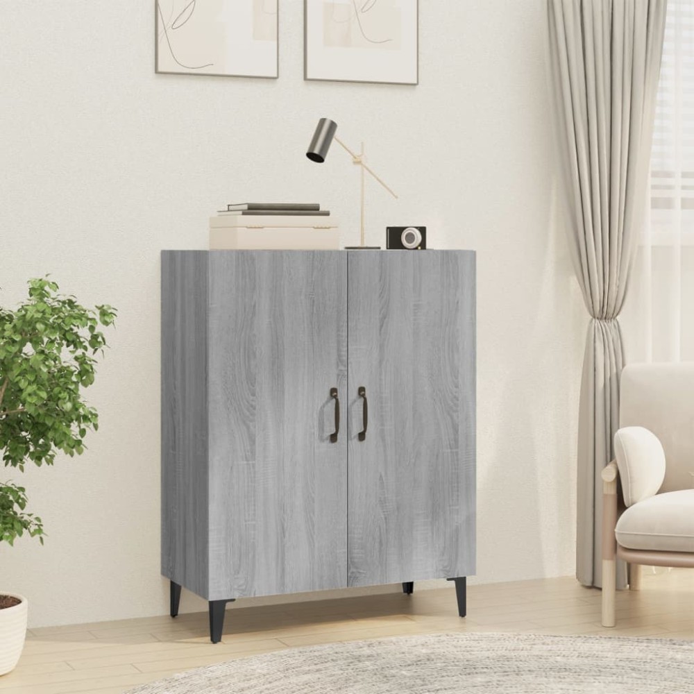 vidaXL Servantă, gri sonoma, 70x34x90 cm, lemn prelucrat