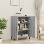 vidaXL Servantă, gri sonoma, 70x34x90 cm, lemn prelucrat vidaXL Servantă, gri sonoma, 70x34x90 cm, lemn prelucrat