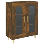 vidaXL Dulap, stejar fumuriu, 69,5x34x90 cm, lemn compozit