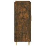 vidaXL Dulap, stejar fumuriu, 69,5x34x90 cm, lemn compozit