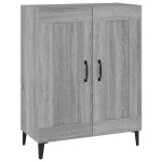 vidaXL Dulap, gri sonoma, 69,5x34x90 cm, lemn compozit vidaXL Dulap, gri sonoma, 69,5x34x90 cm, lemn compozit