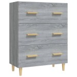 vidaXL Servantă, gri sonoma, 70x34x90 cm, lemn prelucrat
