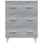 vidaXL Servantă, gri sonoma, 70x34x90 cm, lemn prelucrat