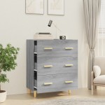 vidaXL Servantă, gri sonoma, 70x34x90 cm, lemn prelucrat