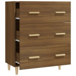 vidaXL Servantă, stejar maro, 70x34x90 cm, lemn prelucrat