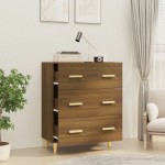 vidaXL Servantă, stejar maro, 70x34x90 cm, lemn prelucrat