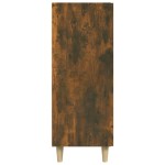 vidaXL Dulap, stejar fumuriu, 69,5x34x90 cm, lemn compozit