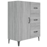 vidaXL Dulap, gri sonoma, 69,5x34x90 cm, lemn compozit vidaXL Dulap, gri sonoma, 69,5x34x90 cm, lemn compozit