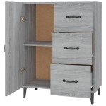 vidaXL Dulap, gri sonoma, 69,5x34x90 cm, lemn compozit vidaXL Dulap, gri sonoma, 69,5x34x90 cm, lemn compozit