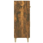 vidaXL Servantă, stejar fumuriu, 69,5x34x89 cm, lemn prelucrat