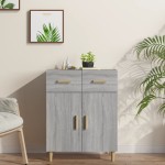 vidaXL Servantă, gri sonoma, 69,5x34x89 cm, lemn prelucrat vidaXL Servantă, gri sonoma, 69,5x34x89 cm, lemn prelucrat