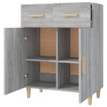 vidaXL Servantă, gri sonoma, 69,5x34x89 cm, lemn prelucrat vidaXL Servantă, gri sonoma, 69,5x34x89 cm, lemn prelucrat