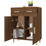 vidaXL Servantă, stejar maro, 69,5x34x89 cm, lemn prelucrat