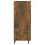 vidaXL Dulap, stejar fumuriu, 69,5x34x90 cm, lemn compozit