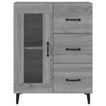 vidaXL Dulap, gri sonoma, 69,5x34x90 cm, lemn compozit vidaXL Dulap, gri sonoma, 69,5x34x90 cm, lemn compozit