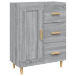 vidaXL Dulap, gri sonoma, 69,5x34x90 cm, lemn compozit
