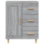 vidaXL Dulap, gri sonoma, 69,5x34x90 cm, lemn compozit