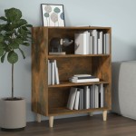 vidaXL Servantă, stejar fumuriu, 69,5x32,5x90 cm, lemn prelucrat vidaXL Servantă, stejar fumuriu, 69,5x32,5x90 cm, lemn prelucrat