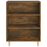 vidaXL Servantă, stejar fumuriu, 69,5x32,5x90 cm, lemn prelucrat vidaXL Servantă, stejar fumuriu, 69,5x32,5x90 cm, lemn prelucrat