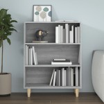 vidaXL Servantă, gri sonoma, 69,5x32,5x90 cm, lemn prelucrat vidaXL Servantă, gri sonoma, 69,5x32,5x90 cm, lemn prelucrat
