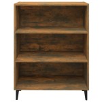 vidaXL Servantă, stejar fumuriu, 69,5x32,5x90 cm, lemn prelucrat