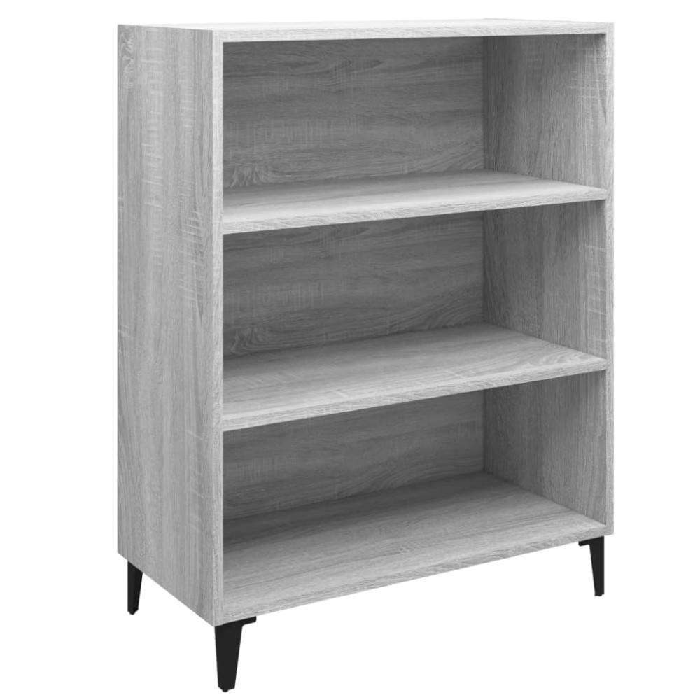 vidaXL Servantă, gri sonoma, 69,5x32,5x90 cm, lemn prelucrat