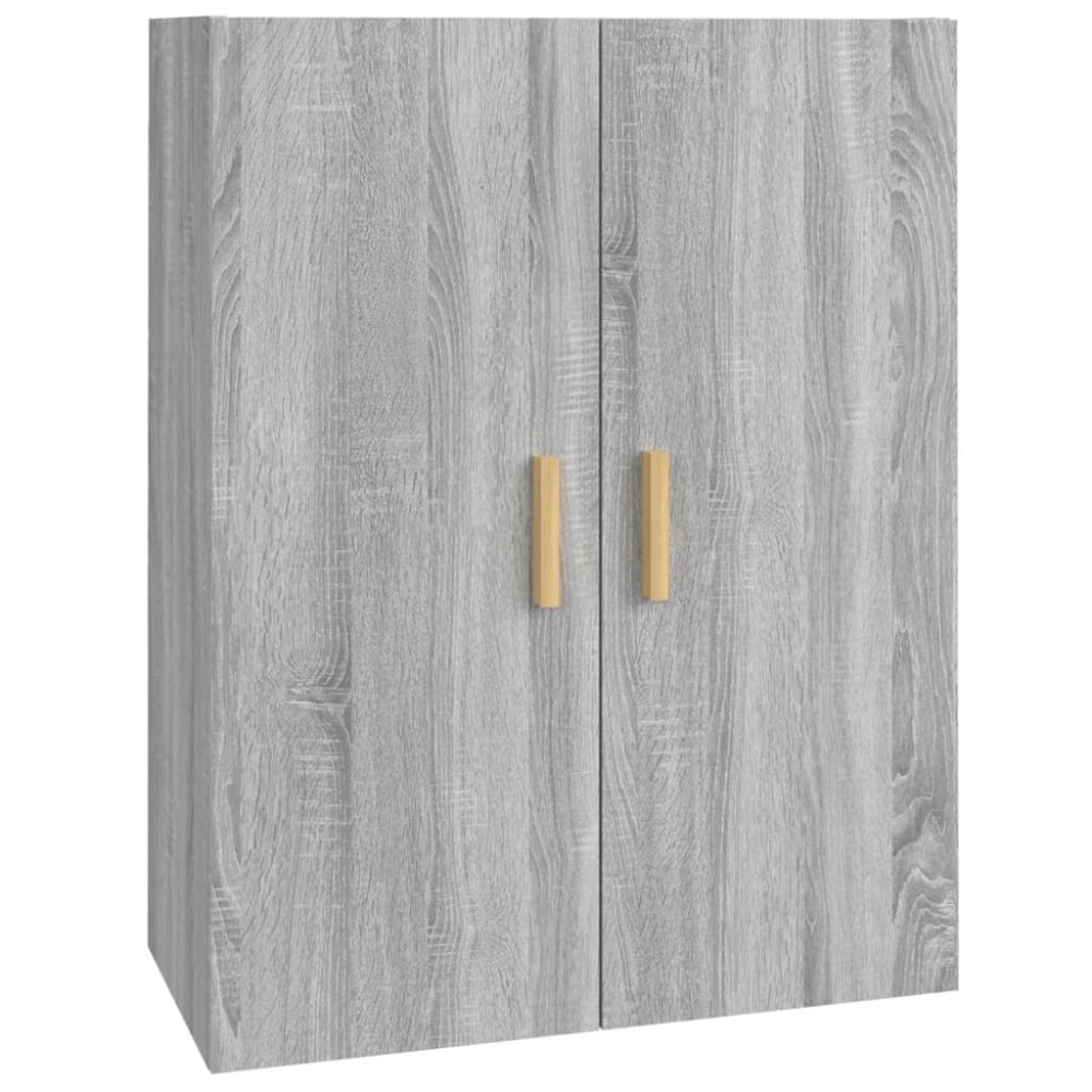 vidaXL Dulap de perete suspendat, gri sonoma, 69,5x34x90 cm