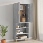 vidaXL Dulap de perete suspendat, gri sonoma, 69,5x34x90 cm