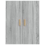 vidaXL Dulap de perete suspendat, gri sonoma, 69,5x34x90 cm