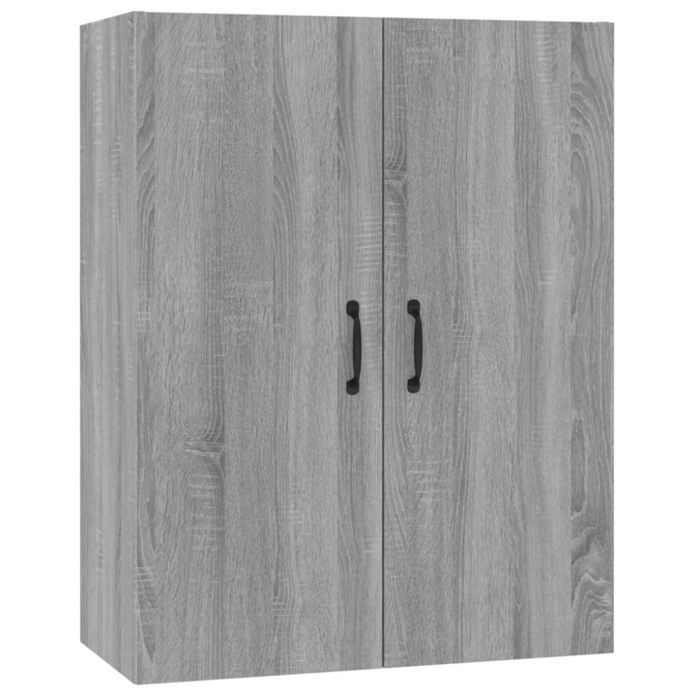 vidaXL Dulap suspendat, gri sonoma, 69,5x34x90 cm, lemn prelucrat
