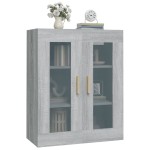 vidaXL Dulap de perete suspendat, gri sonoma, 69,5x34x90 cm vidaXL Dulap de perete suspendat, gri sonoma, 69,5x34x90 cm