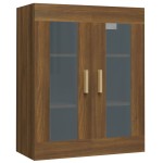 vidaXL Dulap de perete suspendat, stejar maro, 69,5x34x90 cm
