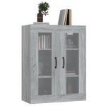 vidaXL Dulap de perete suspendat, gri sonoma, 69,5x34x90 cm
