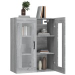 vidaXL Dulap de perete suspendat, gri sonoma, 69,5x34x90 cm