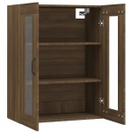vidaXL Dulap de perete suspendat, stejar maro, 69,5x34x90 cm