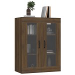 vidaXL Dulap de perete suspendat, stejar maro, 69,5x34x90 cm