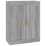 vidaXL Dulap de perete, gri sonoma, 69,5x32,5x90 cm, lemn prelucrat