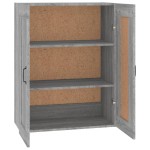 vidaXL Dulap de perete suspendat, gri sonoma, 69,5x32,5x90 cm