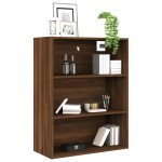 vidaXL Dulap de perete suspendat, stejar maro, 69,5x32,5x90 cm