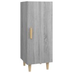 vidaXL Servantă, gri sonoma, 34,5x34x90 cm, lemn compozit vidaXL Servantă, gri sonoma, 34,5x34x90 cm, lemn compozit