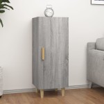 vidaXL Servantă, gri sonoma, 34,5x34x90 cm, lemn compozit vidaXL Servantă, gri sonoma, 34,5x34x90 cm, lemn compozit