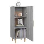 vidaXL Servantă, gri sonoma, 34,5x34x90 cm, lemn compozit vidaXL Servantă, gri sonoma, 34,5x34x90 cm, lemn compozit