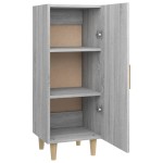 vidaXL Servantă, gri sonoma, 34,5x34x90 cm, lemn compozit vidaXL Servantă, gri sonoma, 34,5x34x90 cm, lemn compozit