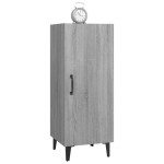 vidaXL Servantă, gri sonoma, 34,5x34x90 cm, lemn prelucrat vidaXL Servantă, gri sonoma, 34,5x34x90 cm, lemn prelucrat